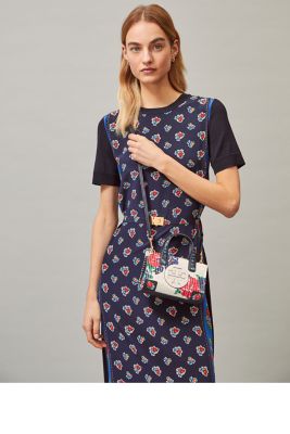 tory burch ella floral tote