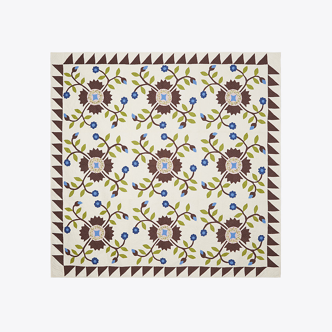 Tory Burch King's Leap Quilt In Chocolate