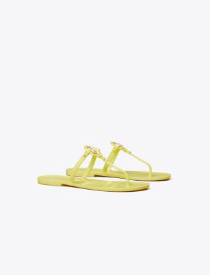 Tory Burch Mini Miller Jelly Sandal In Yellow Pear/gold