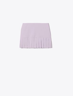 Tory Sport Tory Burch Pleated-hem Tennis Skirt In Lilac Frost