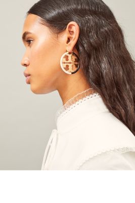 tory burch miller hoops