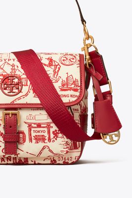 perry nylon printed crossbody