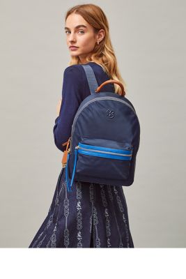 nylon zip backpack