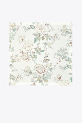 Tory Burch Happy Times Bouquet Dinner Napkin, Set Of 4 In Ivory