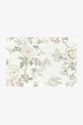 Tory Burch Happy Times Bouquet Placemat, Set Of 4 In Ivory