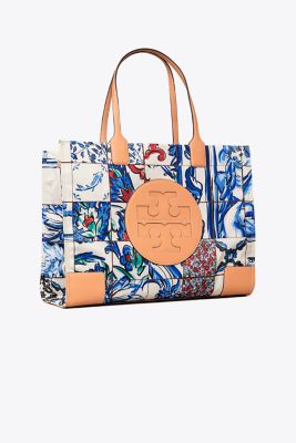 tory burch ella printed tote