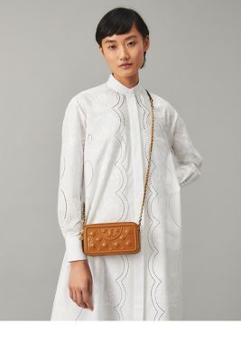 Tory burch double zip mini bag sale