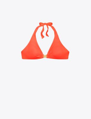 TORY BURCH MILLER HALTER BIKINI TOP