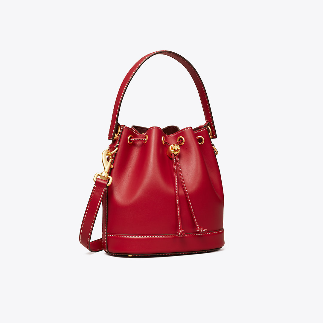 Tory Burch Exclusive Bucket Bag In Tory Red