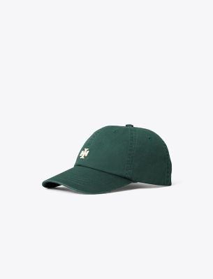 Tory Sport Tory Burch Logo Cap In Conifer