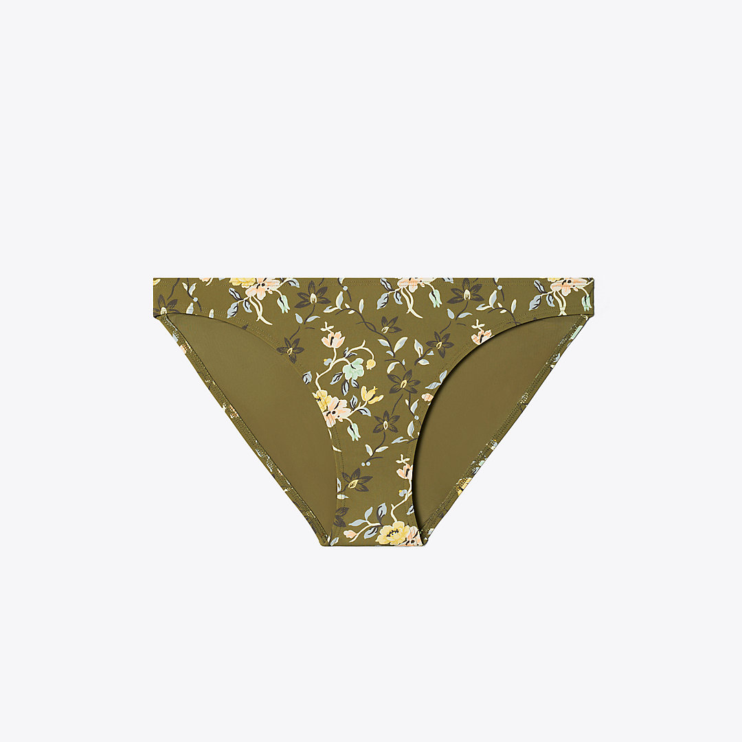 Tory Burch Printed Bikini Bottom In Wall Floral