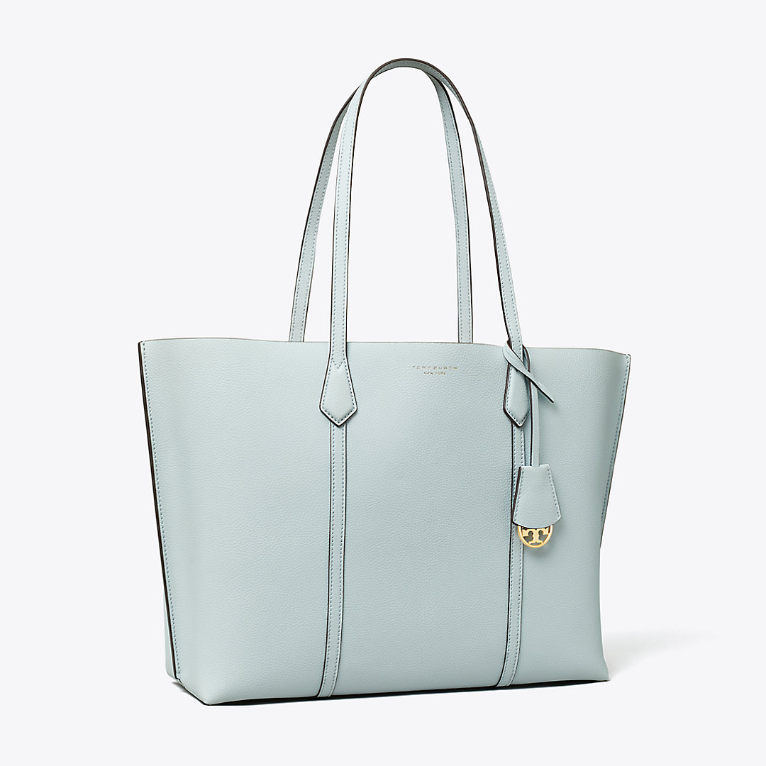Tory Burch Perry Triple-compartment Tote Bag In Blue
