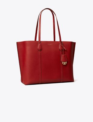 Tory Burch Perry Triple-compartment Tote Bag In Bricklane