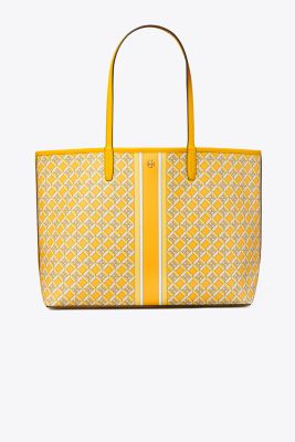 Tory Burch geo logo tote