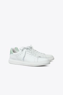 Tory Burch Howell Court In Titanium White/mint Chip