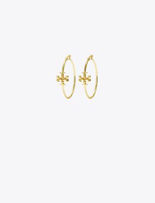 Tory Burch Eleanor Hoop Earring In Gold