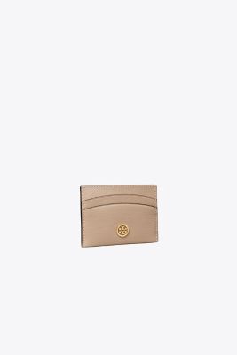 Tory Burch Robinson Card Case In Black