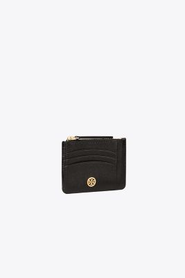 Tory Burch Robinson Multi Card Case In Black