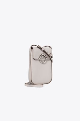 Tory Burch Miller Phone Crossbody In Bay Gray