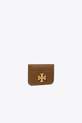 Tory Burch Eleanor Card Case In Moose