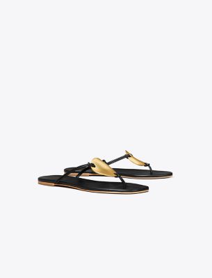 Shop Tory Burch Patos Thong Sandal In Perfect Black