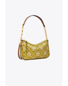 T Monogram Embossed Studio Bag 