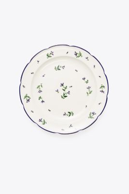 Tory Burch Jolie Fleur Salad Plate, Set Of 4 In New Ivory