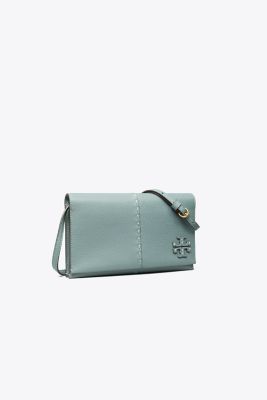 Tory Burch Mcgraw Wallet Crossbody In Arctic