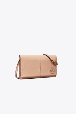 Tory Burch Mcgraw Wallet Crossbody In Goan Sand