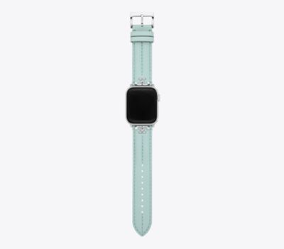 Tory Burch Kira Band For Apple Watch® In Light Blue | ModeSens