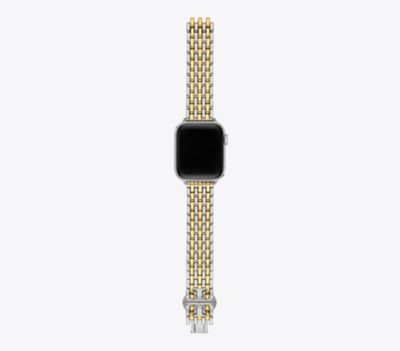 Tory Burch Eleanor Band For Apple Watch In 2 Tone