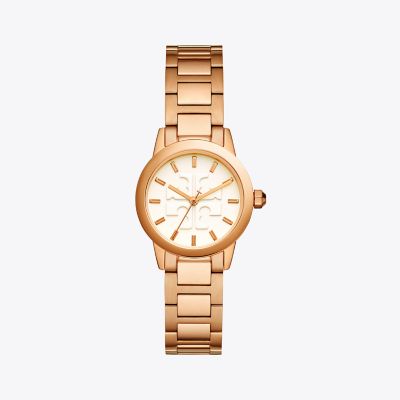 GIGI WATCH, ROSE GOLD/IVORY, 28 MM