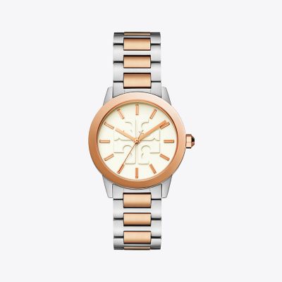 GIGI WATCH, TWO-TONE/CREAM, 36 X 42 MM