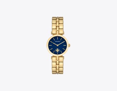 Tory Burch Women's Kira Gold-tone Stainless Steel Bracelet Watch 30mm