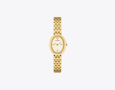Tory Burch Oval Watch In Gold