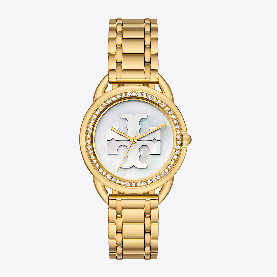 Tory Burch Miller Watch, Gold-tone Stainless Steel