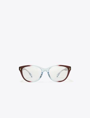 Tory Burch Miller Eyeglasses In Gradient Burgundy
