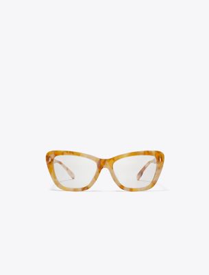 Tory Burch Miller Butterfly Eyeglasses In Yellow