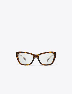 Tory Burch Miller Butterfly Eyeglasses In Brown
