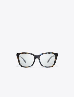 Tory Burch Kira Square Eyeglasses In Blue