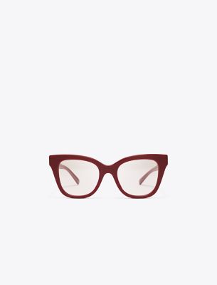 Tory Burch Pierced Oversized Cat-eye Eyeglasses