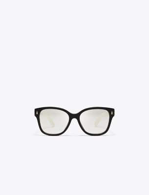 Tory Burch Miller Square Eyeglasses In Black