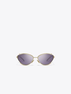 Tory Burch Eleanor Oval Sunglasses