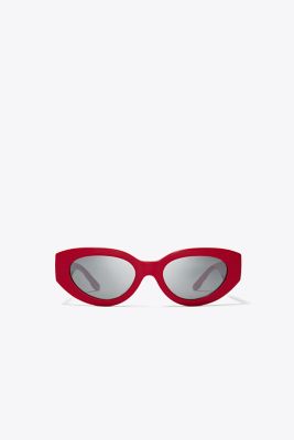 Tory Burch Kira Chevron Cat-eye Sunglasses