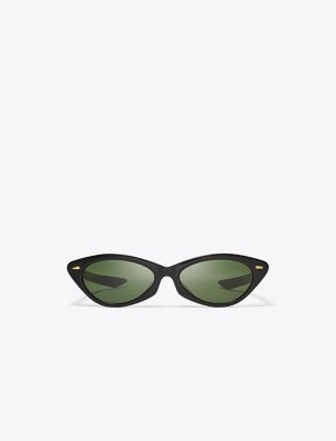 Tory Burch Miller Cat-eye Sunglasses In Green