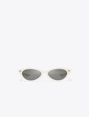 Tory Burch Miller Cat-eye Sunglasses In Black